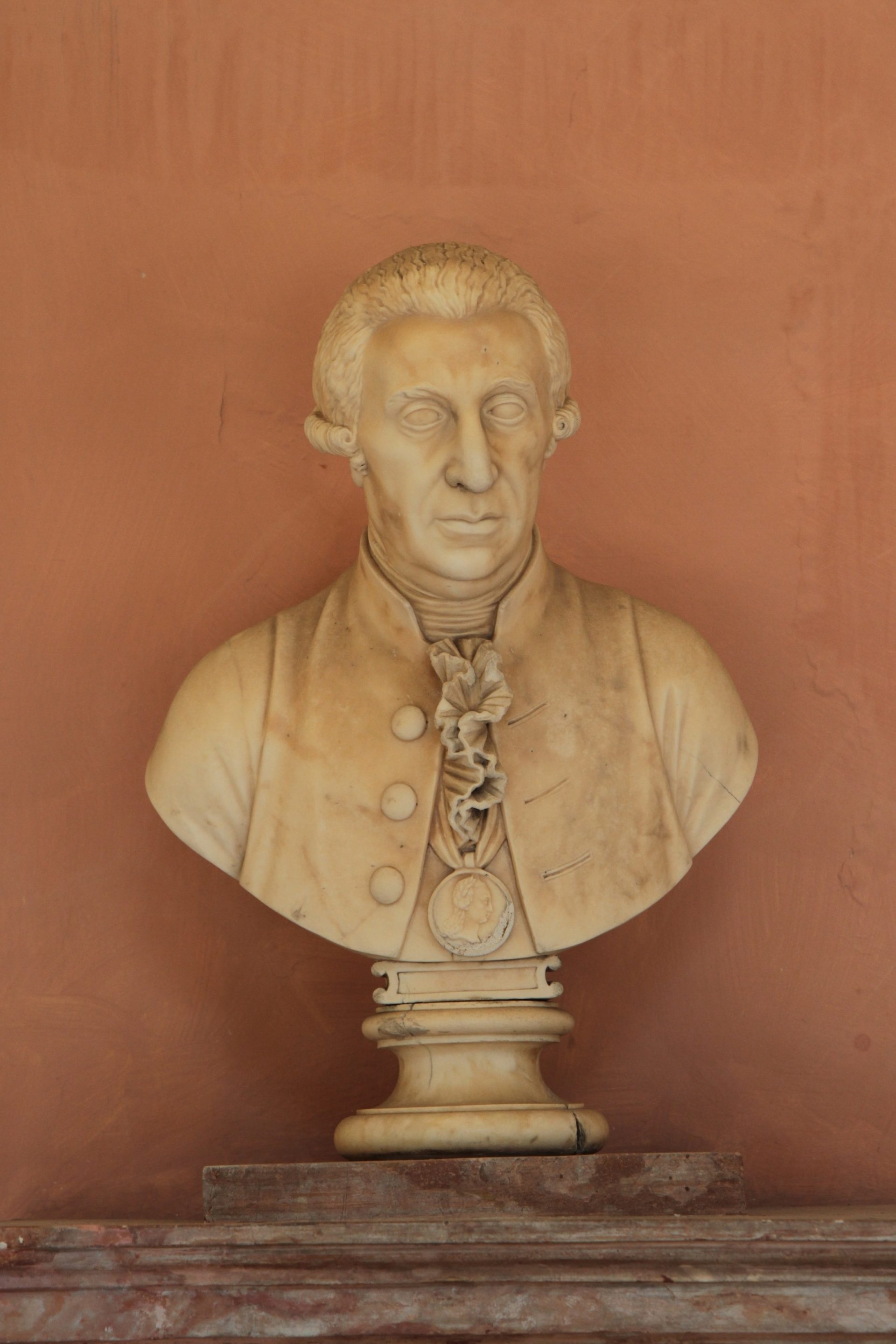 Josef Quarin's bust, Medical monuments B, UNI Vienna - 02.JPG